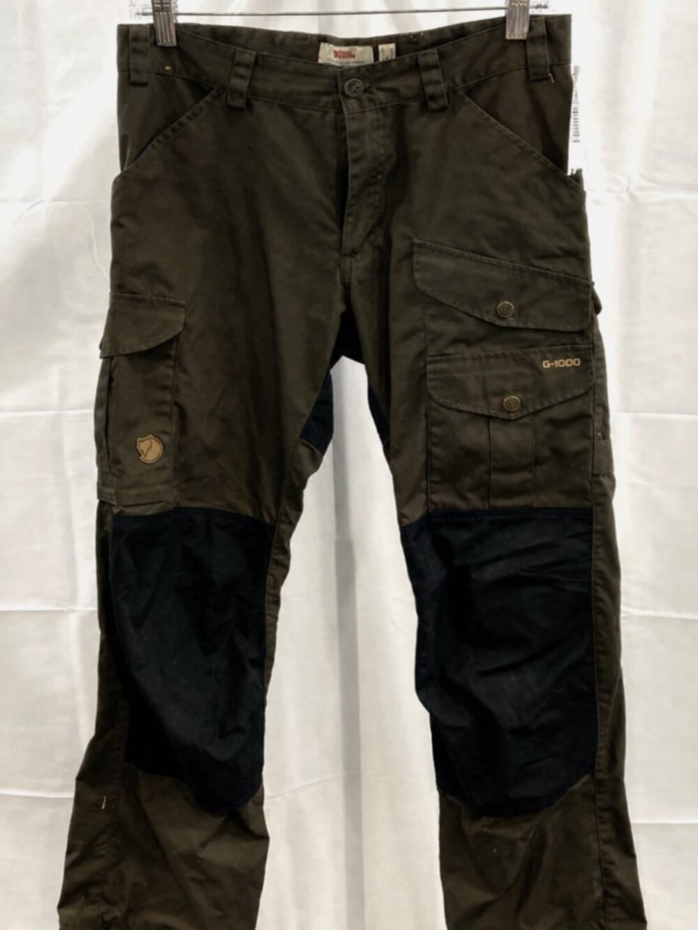 Fjallraven Vida Pro Trousers Pants Men's EU 44 US 29 Dark Olive Black 81760R